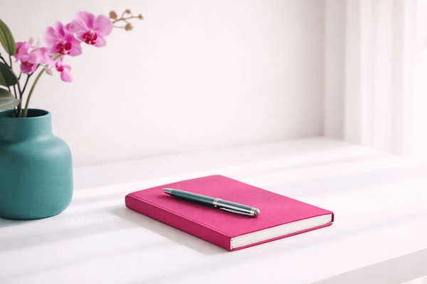 A calm, organised desk — the back-end of a well-run business